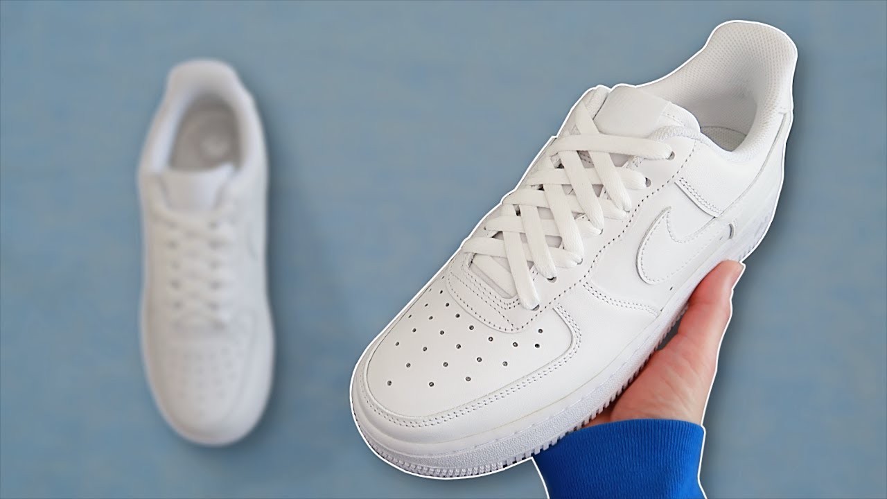 How To Diamond Lace Nike Air Force 1s (BEST WAY!!) - YouTube