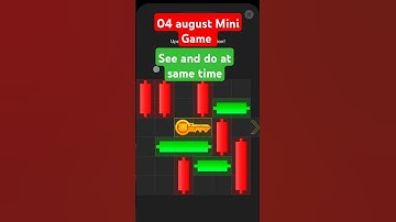04 August Mini Game solved|
