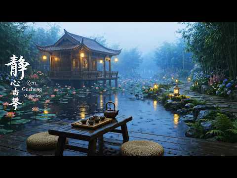 【悠然禪境】中國風療癒音樂｜超好聽的中國古典音樂 古箏、琵琶、竹笛、二胡｜冥想音樂 舒緩壓力 - Chinese Rain Music