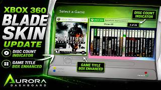 Xbox 360 Blade Skin Update – Disc Count Indicator + Game Title Box Progress