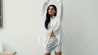 Peachaus - Yew striped woven cotton shirt in Summer Sand Beige