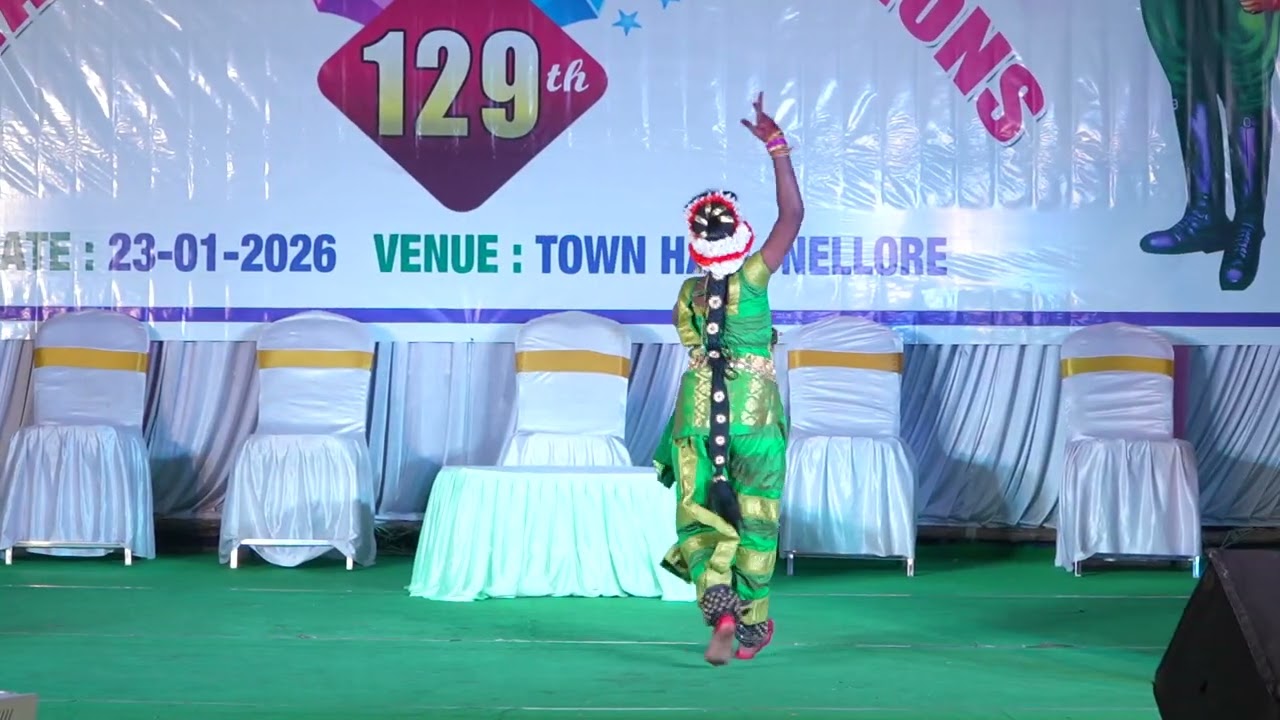 NETAJI 129th BIRTHDAY CELEBRATIONS @ SRI NETAJI MSR PILOT HIGH SCHOOL, NELLORE - CLASSICAL DANCE