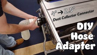 DIY Hose Adapter | Dust Collector Connector | Shop Dust Collection | Woodworking by Woodsongs by Russell 4,178 views 3 months ago 5 minutes, 50 seconds