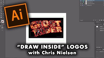 My Video Tutorial on using DRAW INSIDE ON LOGOS in Adobe Illustrator CC.