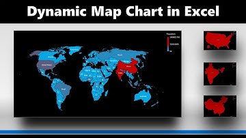 Easy Map Chart Tutorials in Excel