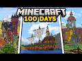 100 Days Building on my Minecraft Island