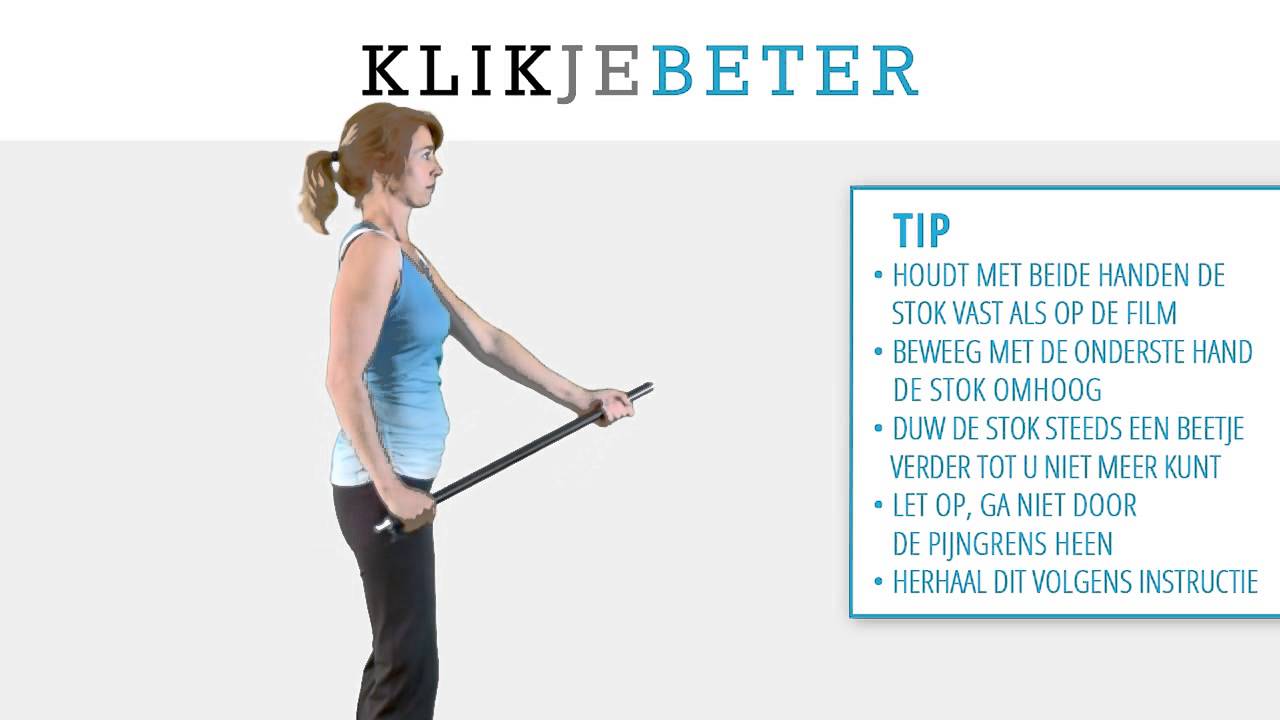 Frozen shoulder oefening klikjebeter.nl - YouTube