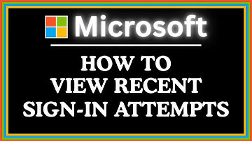 How to View Recent Sign-In Attempts on Your Microsoft Account | Account Security Tutorial