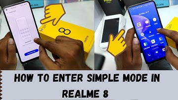 How to Enable Simple Mode in REALME 8| How to Manage Easy Mode in REALME 8