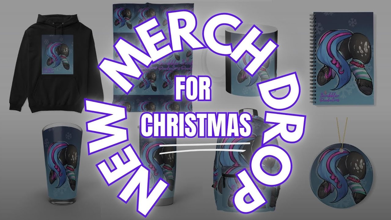 NEW SCRIBBLER MERCH DROP! || Free Shipping Throughout December With Special Promo Code!