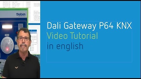 Video tutorial DALI Gateway P64 KNX EN