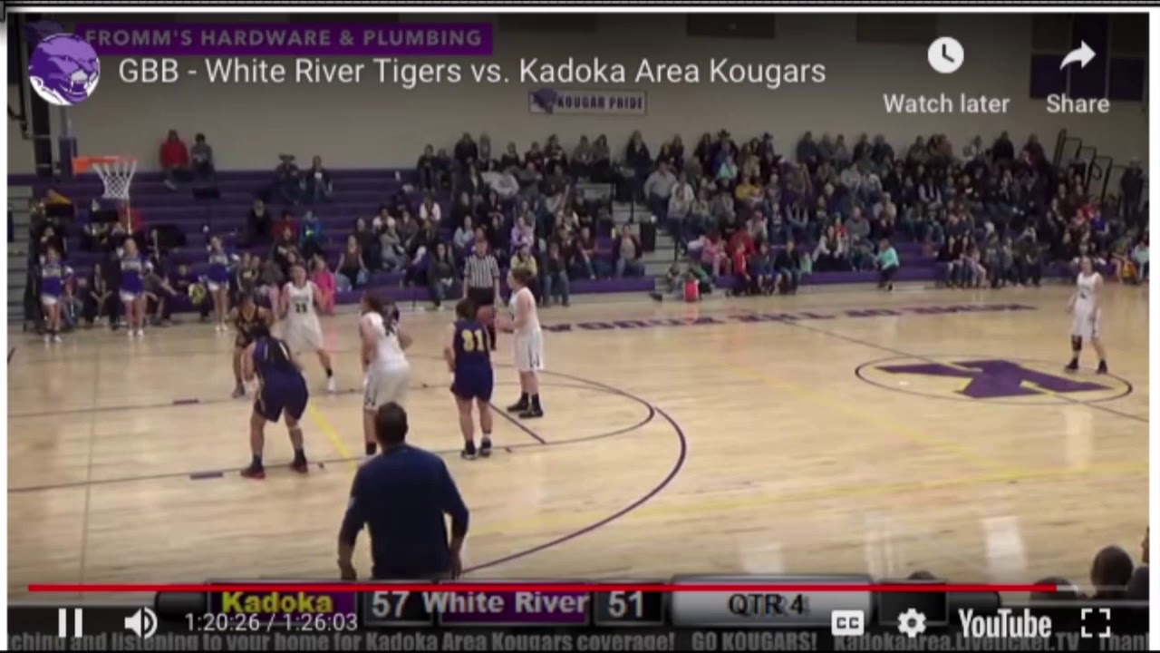 Kadoka gets past White River in South Dakota Region 7B girls basketball