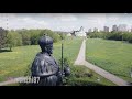 Drone Video - село Тайнинское (Мытищи). Памятник Николаю II - DJI Mini 2 (Full HD 25 fps)