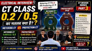 ⚡ CT Class 0.2, 0.5, 5P20 का क्या मतलब है | CT Accuracy Class Explained | CT Design Part 3