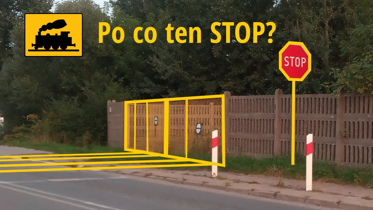 Nikt nie zatrzymuje się na STOPie na przejeździe kolejowym! Absurd leży w przepisach? Konsultacje!