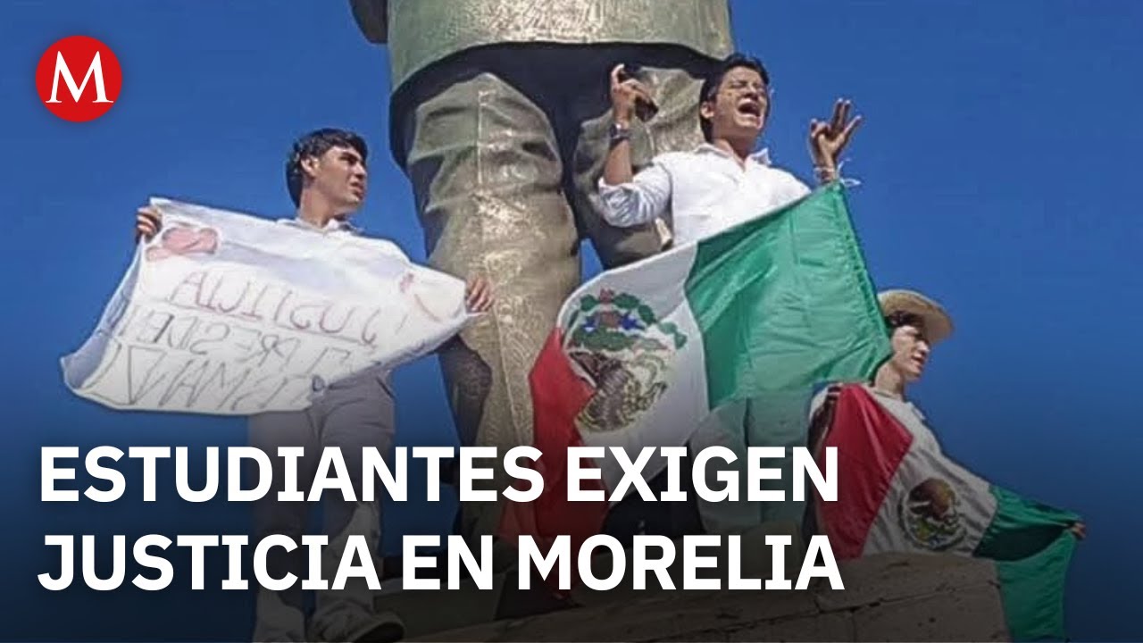 Cientos de jóvenes marchan en Morelia exigiendo justicia por Carlos Manzo