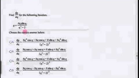 Calculus Sec. 3.5 Derivatives of Trig Functions