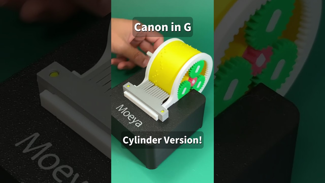 3D Printed Music Box - Pachelbel "Canon in G" #3dprinting