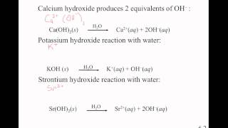 Writing base reactions