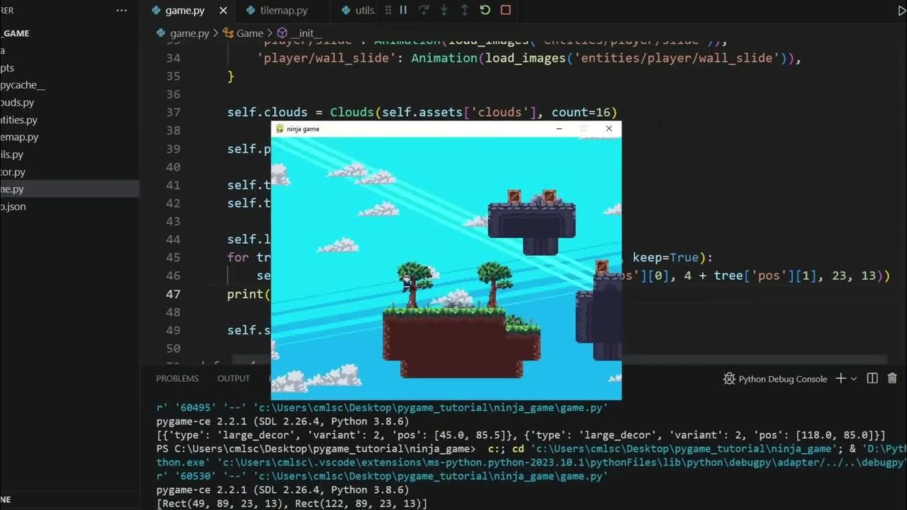 Pygame Platformer Tutorial Full Course 2 часть - YouTube
