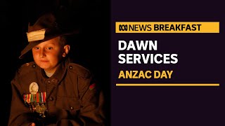 Crowds return to Anzac Day dawn ceremonies across Australia | ABC News