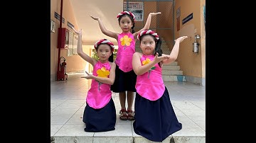 Múa Cây Đa Quán Dốc học sinh lớp 1 siêu cute