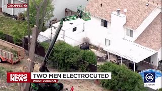 Two men electrocuted in West Jordan