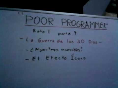 Poor Programmer [r01p07] 