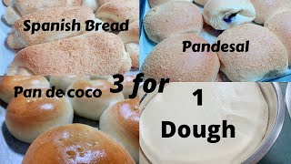 Pandesal, Pan de coco, Spanish bread ( 3 in 1 Dough ) Home Bakery Business Idea screenshot 5