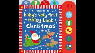 Babys Very First Noisy Book Christmas Usborne