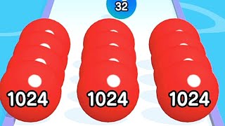 Ballrun2048 - All Levels Gameplay Android/iOS Gameplay #ball #2048 #ballrun2048 screenshot 4