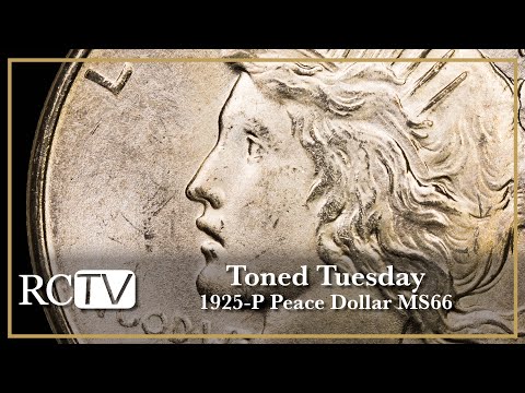 Toned Tuesday: 1925-P Peace Dollar MS66