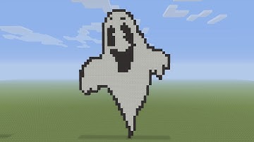 Minecraft Pixel Art - Halloween Ghost