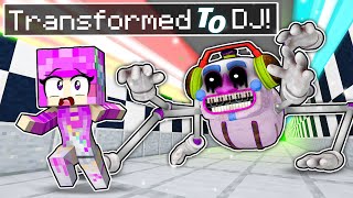 Transforming Into DJ MUSIC MAN in Minecraft!