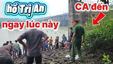 Hàng trăm người đổ về hồ Trị an Đồng nai bắt cá