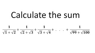 How to calculate the sum of this series | China Olympiad question | Telescoping series
