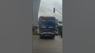 "Handsome Bus: Stunning Strobe Lights"#buslife #strobelights #publictransport
