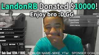 Donating A LOT of Money To Roblox Youtube Streamers ..