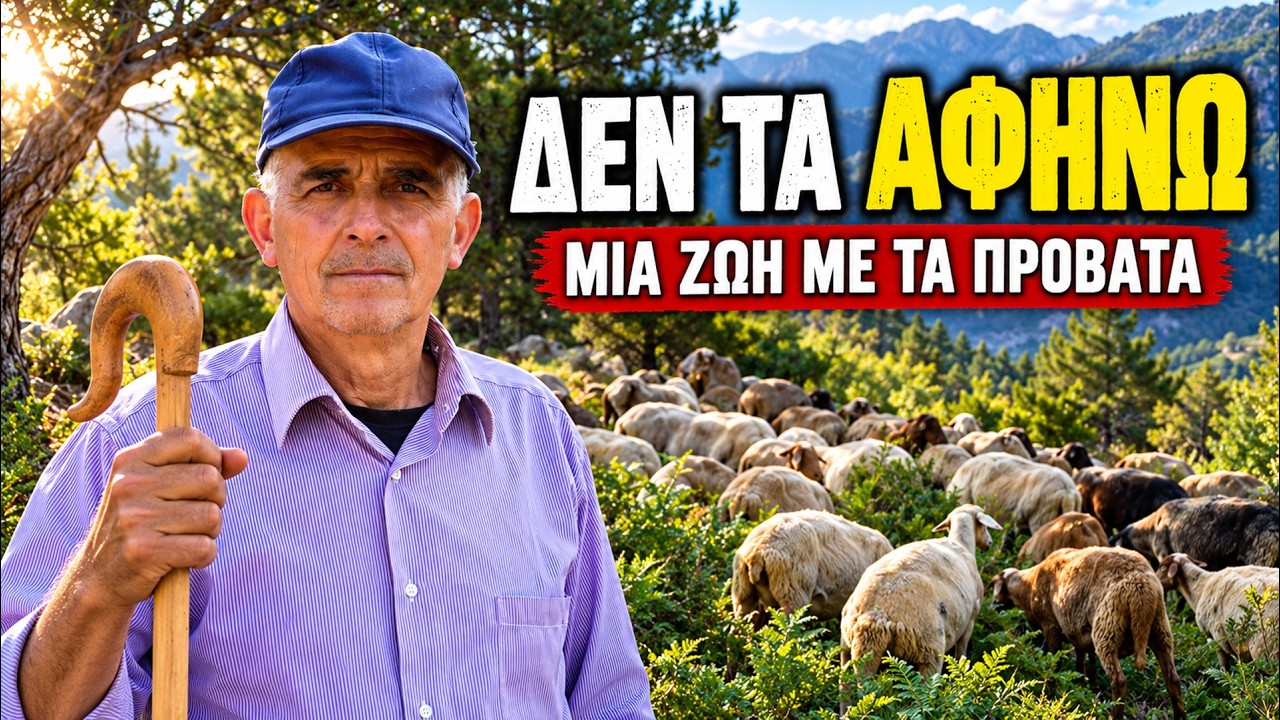 Από 5 Χρονών με τα Πρόβατα — Δεν τα Σταματάω Όσο Ζω – Video