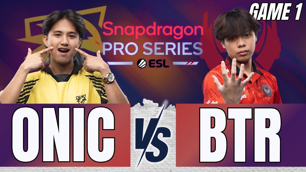 MAINIT ANG LARO! | GAME 1 | ONIC PH VS BTR | SPS MOBILE MASTERS DAY 3