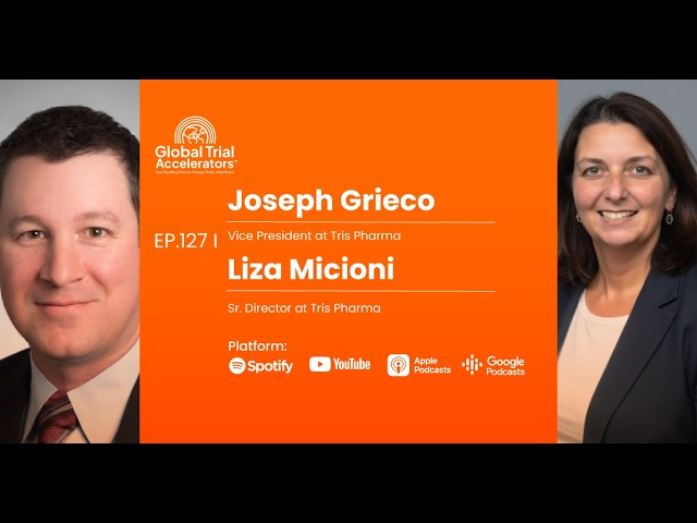 Joseph Grieco VP at Tris Pharma & Liza Micioni Sr. Director at Tris Pharma Joseph Grieco VP at Tris Pharma & Liza Micioni Sr. Director at Tris Pharma