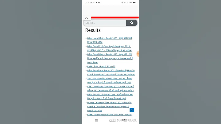 Lnmu pg Admission 1st Merit list hua jaari