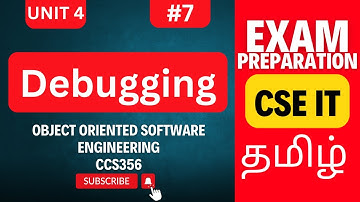 Debugging in Software Engineering | OOSE CCS356 | Anna University R2021 Exam Prep | Unit 4