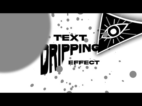 Dripping Text Effect Tutorial (Alight Motion Tagalog)