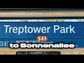 Berlin POV Walks | S41 Treptower Park to Sonnenallee | One stop at a time | Real City Sounds | 4K