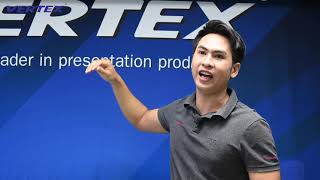 VERTEX : การใช้งาน จอรับภาพแบบแขวนมือดึง VERTEX