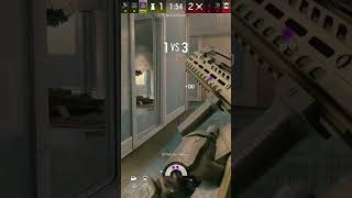 Crazy 1v5 #gaming#siege#controller#1v5