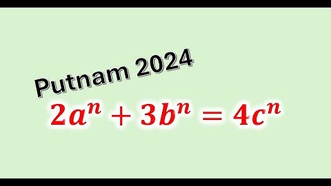 Putnam 2024 problem A1 clearly explained