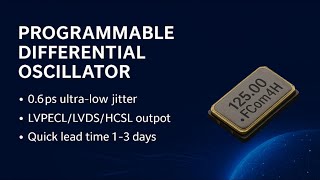 0.6ps Jitter? Meet the Future of Oscillators. Programmable Oscillator in Just 1 Day!