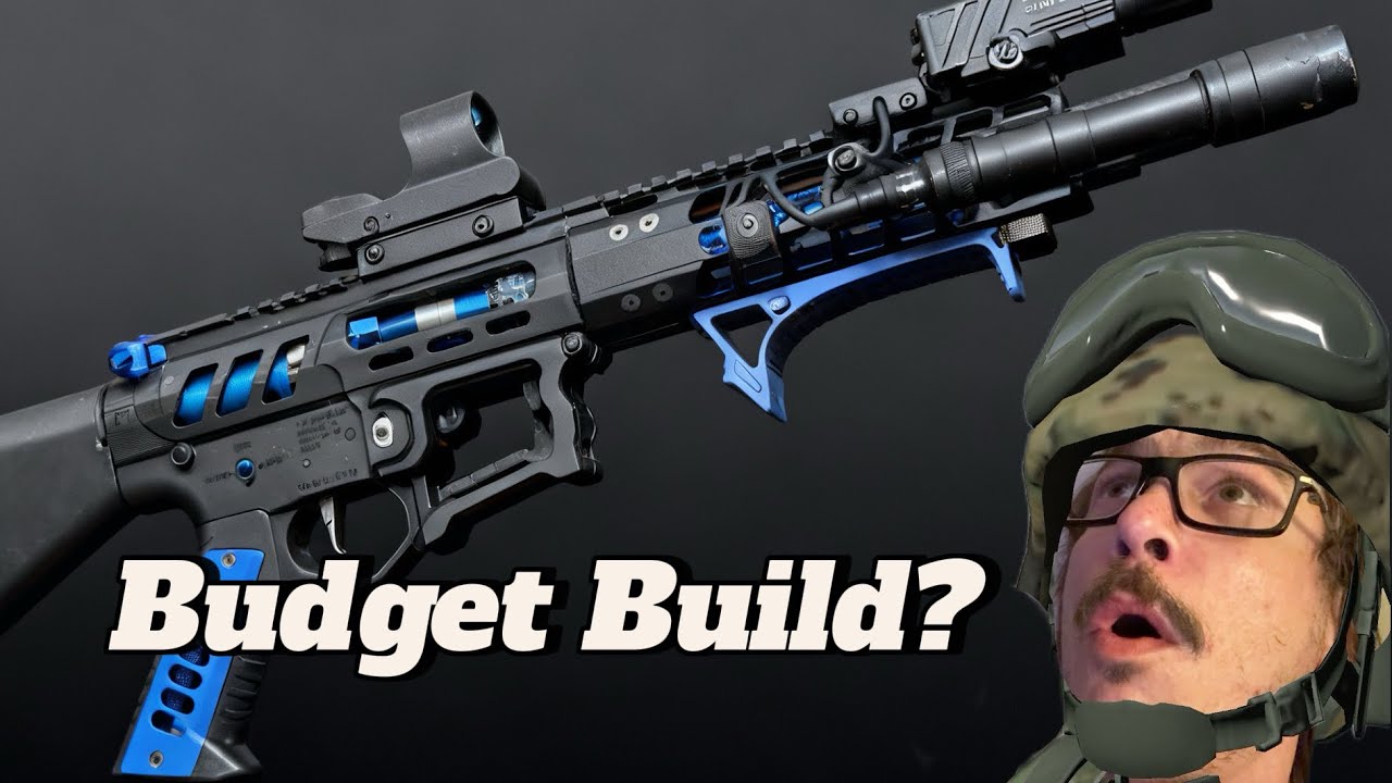Кастомная страйкбольная винтовка M4 с ограниченным бюджетом.
